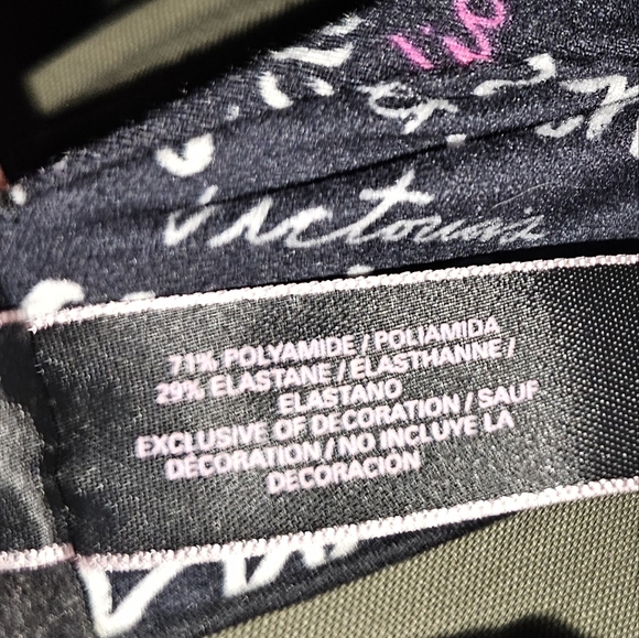 Body by Victoria perfect shape bra Victoria's Secret Bra NWT 32DD Logo Black - Picture 4 of 6